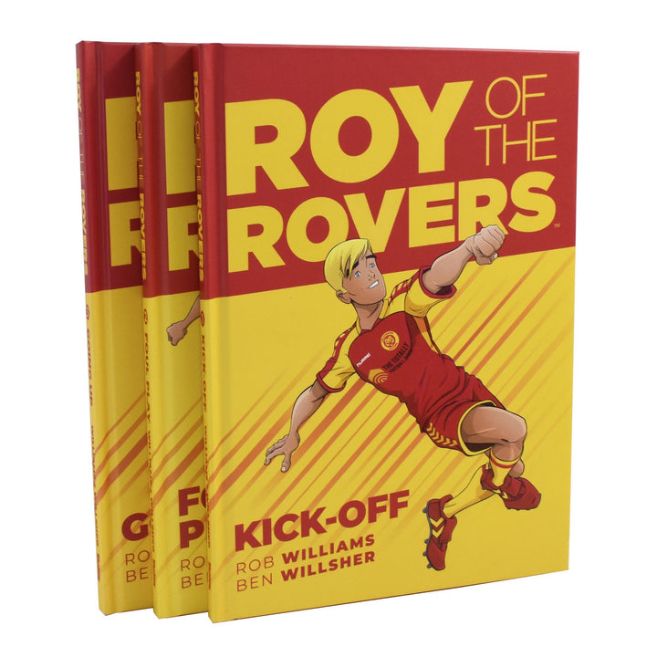 Roy of the Rovers Comic Graphic Novel 3 Books Collection - Ages -7-9 - Hardback By Rob Williams 7-9 Rebellion