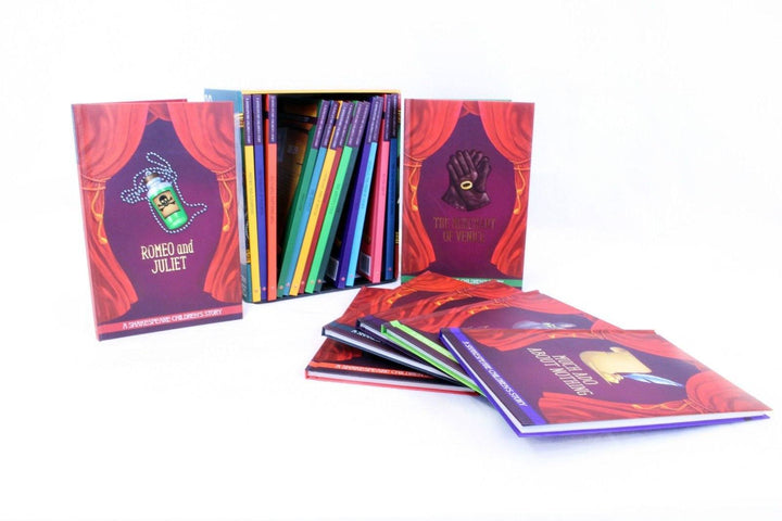 Shakespeare Childrens Stories 20 Hardback Books Boxed Complete Gift Set 7-9 Sweet Cherry Publishing