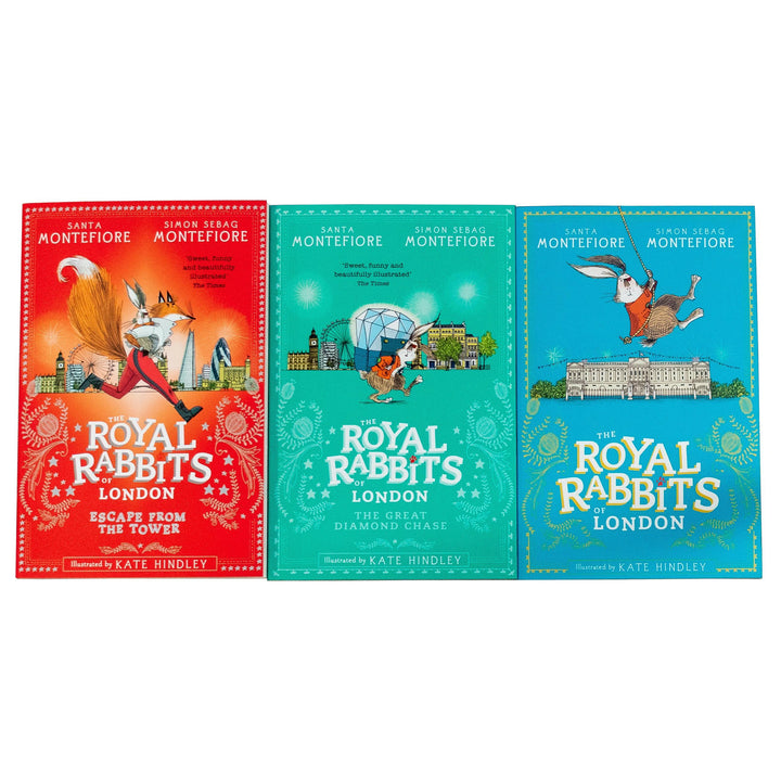 The Royal Rabbits of London 3 Books Collection Set - Ages 7-9 - Paperback/Hardback - Santa Montefiore 7-9 Simon & Schuster