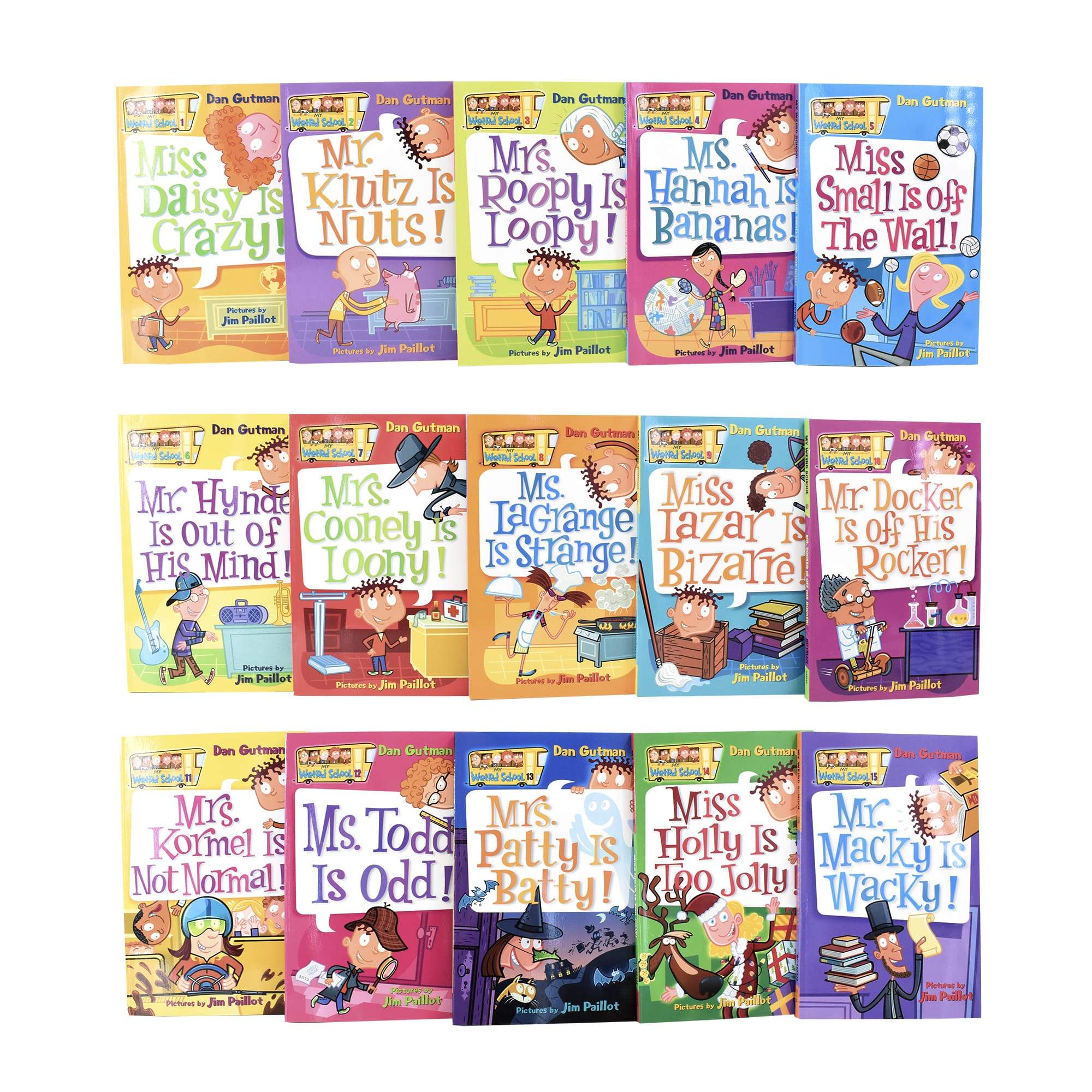 My Weird School 21 Books Box Set By Dan Gutman - Ages 6-10 - Paperback