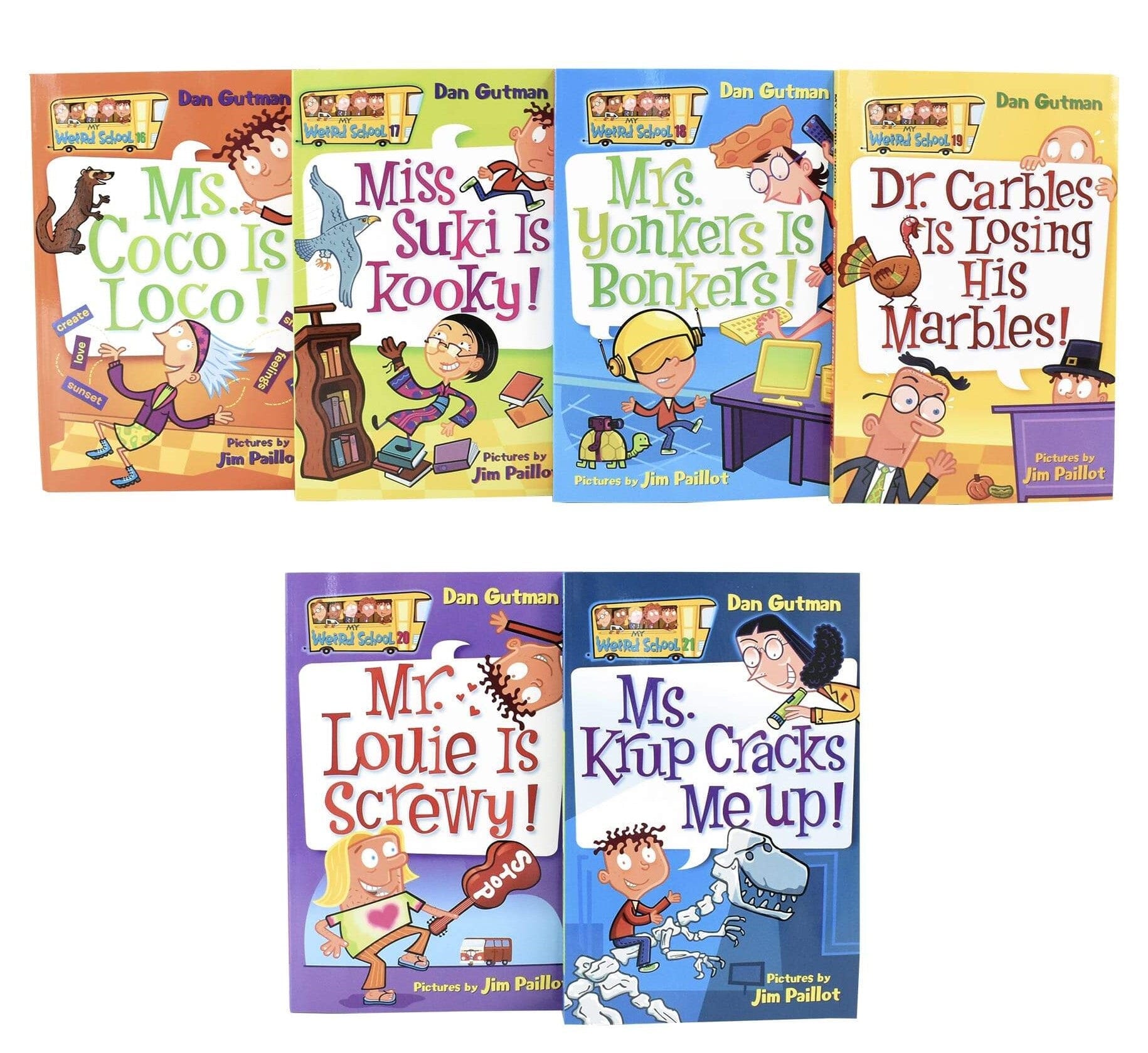 My Weird School 21 Books Box Set By Dan Gutman - Ages 6-10 - Paperback