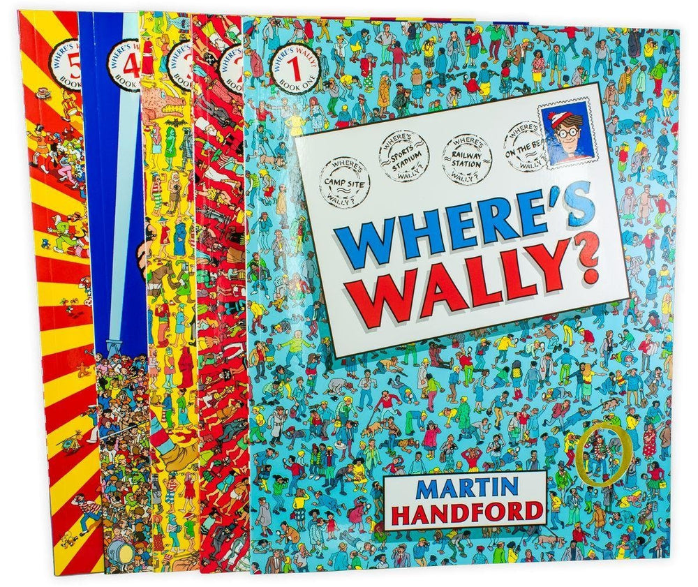 Where's Wally 5 Book Collection 7-9 Walker Books