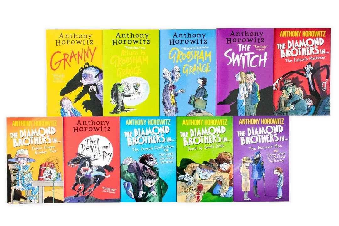 Wickedly Funny 10 Book Collection - Ages 7-9 - Paperback - Anthony Horowitz 7-9 Walker Books