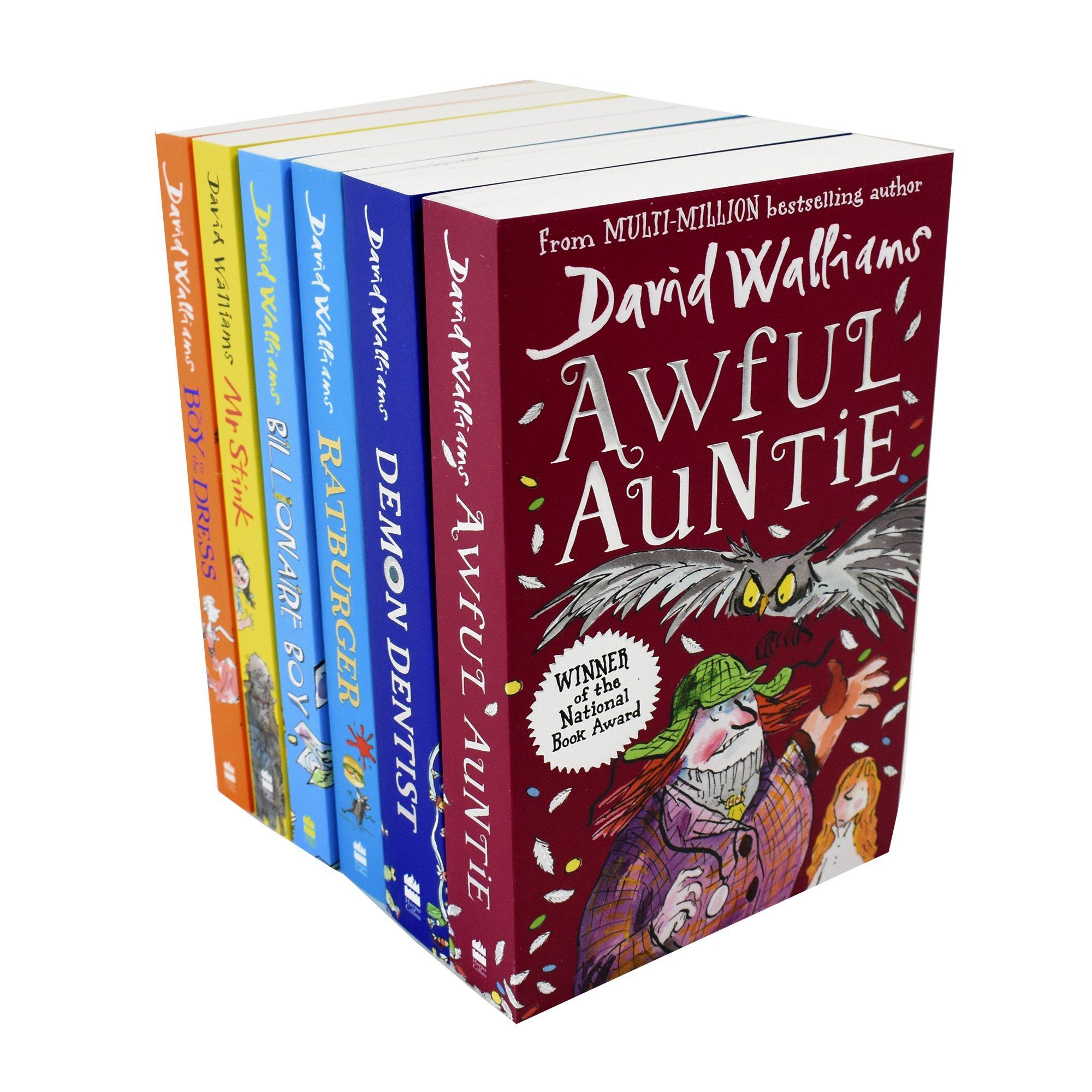 David Walliams 6 Books Collection by Humour – American Bookworm