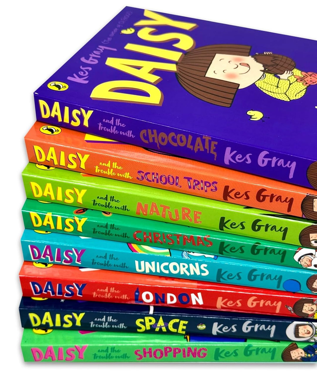 Daisy and the Trouble Series by Kes Gray Illustrated 8 Books Collection Set - Ages 5+ - Paperback