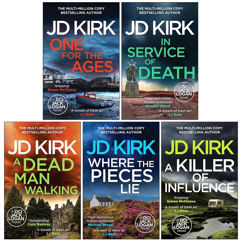 DCI Logan Crime Thrillers (Book 16-20) by JD Kirk 5 Books Collection Set - Fiction - Paperback