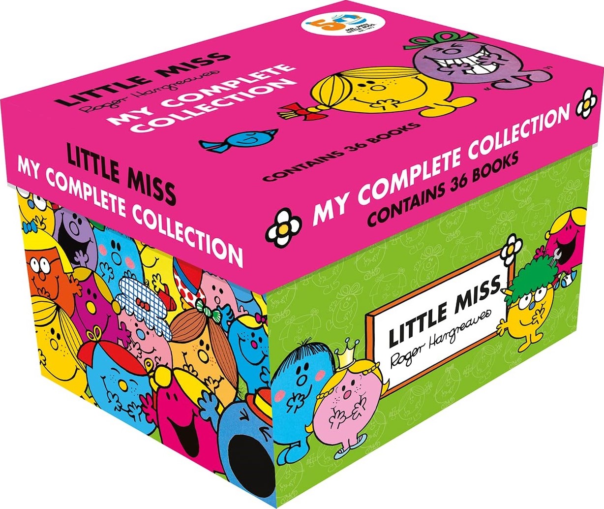 Little Miss 36 Books My Complete Collection Box Set By Roger Hargreaves - Ages 5-7 - Paperback