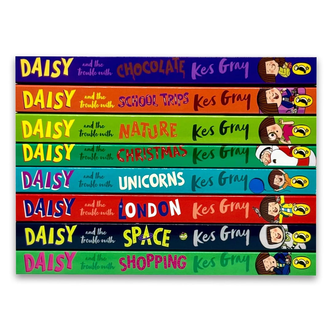 Daisy and the Trouble Series by Kes Gray Illustrated 8 Books Collection Set - Ages 5+ - Paperback