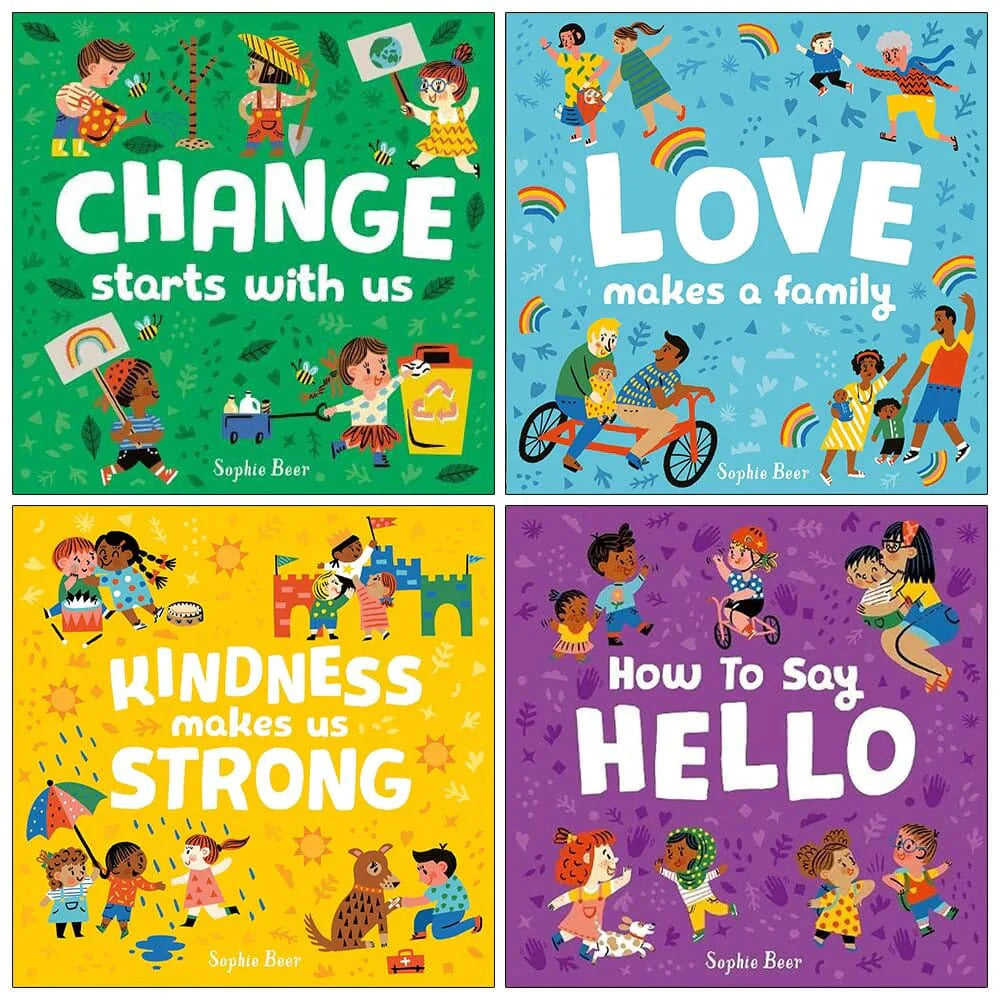 My Kindness Collection by Sophie Beer 4 Books Box Set - Ages 1-5 - Board Book