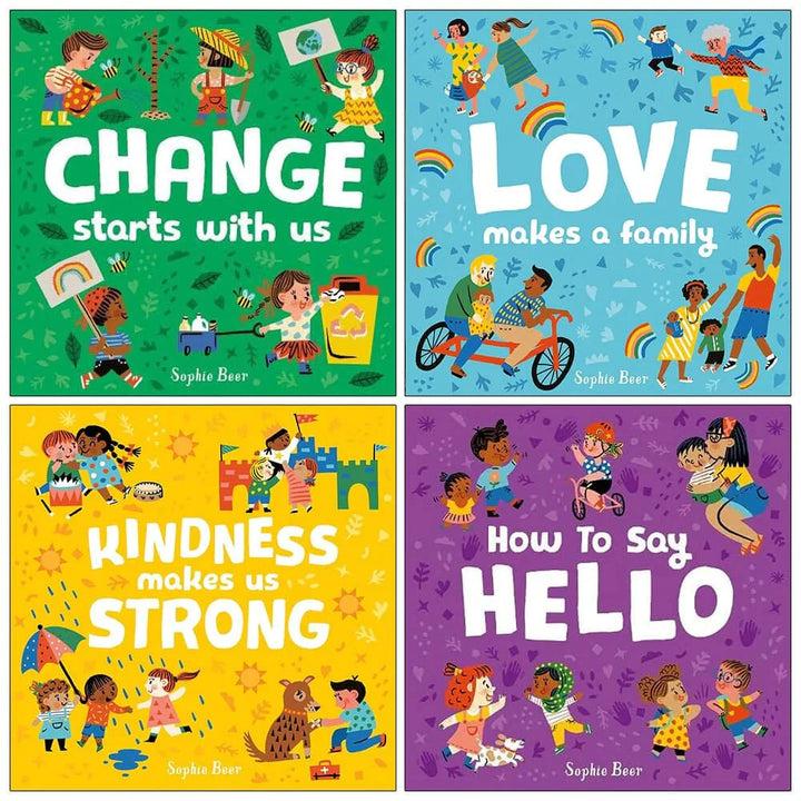 My Kindness Collection by Sophie Beer 4 Books Box Set - Ages 1-5 - Board Book