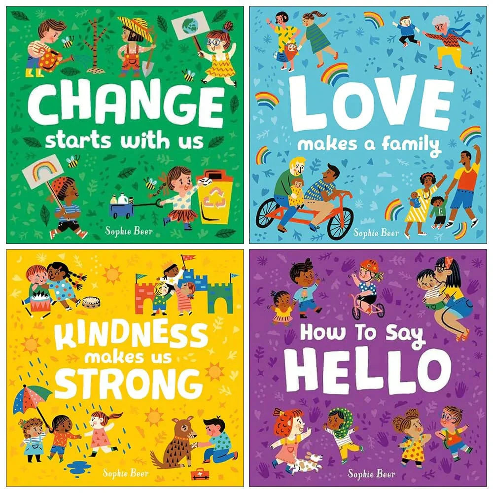 My Kindness Collection by Sophie Beer 4 Books Box Set - Ages 1-5 - Board Book