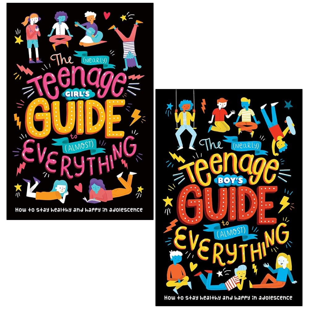 The Nearly Teenage Boy's & Girls Guide to Almost Everything By Dr. Sharie Coombes 2 Books Collection Set - Ages 9-14 - Paperback