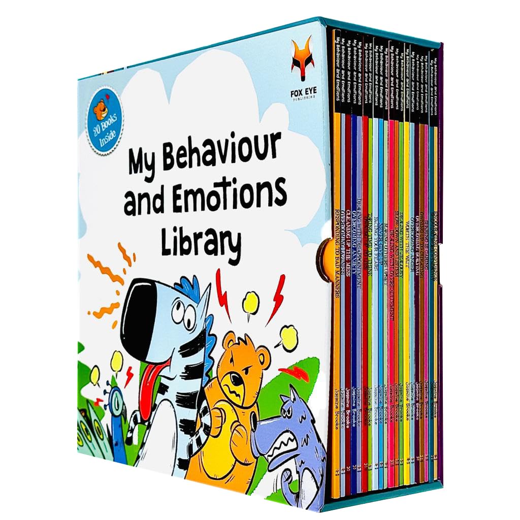 My Behaviour and Emotions Library By Jasmine Brooke 20 Books Collection Box Set - Ages 3+ Paperback