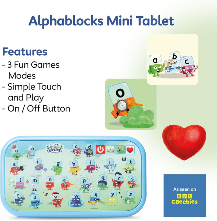 Alphablocks Mini Tablet Toy: The Fun Way To Learn to Read - Ages 3+ - Educational Toy