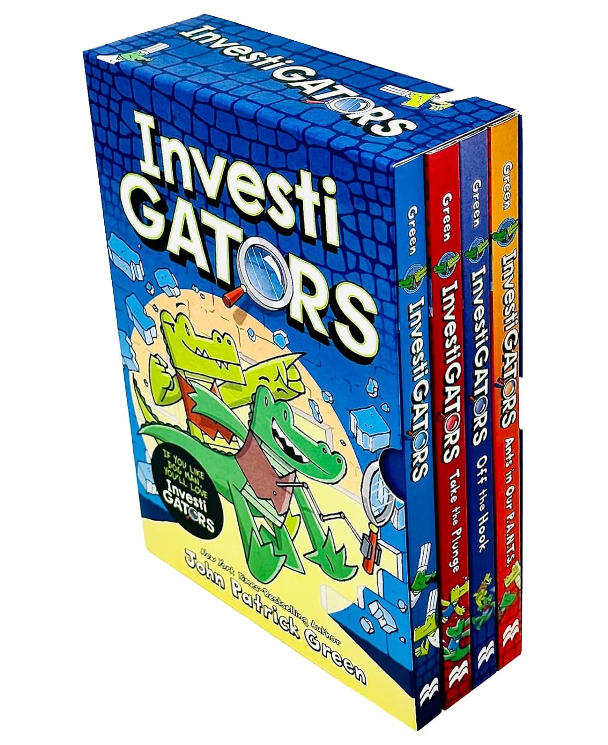 InvestiGators Series By John Patrick Green 4 Books Collection Box Set - Ages 7-9 - Paperback