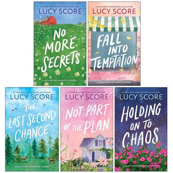 A Blue Moon Romantic Comedy Series by Lucy Score 5 Books Collection Set - Fiction - Paperback