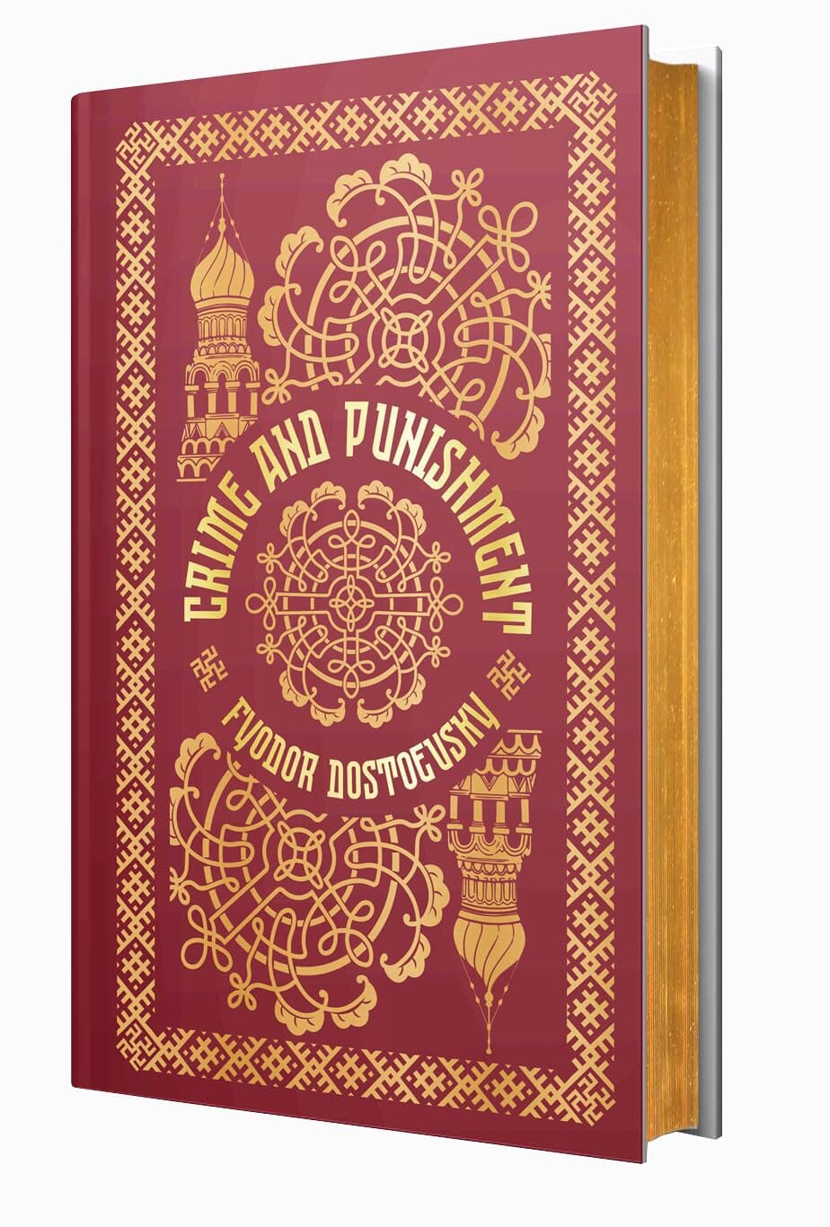 Crime And Punishment By Fyodor Dostoevsky - Fiction - Leather Bound Hardback