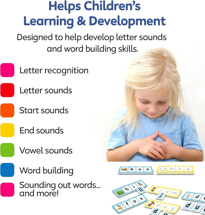 Alphablocks Word Builder (Build 3 and 4 Letter Words) By Trends UK - Ages 3+ - Educational Toys