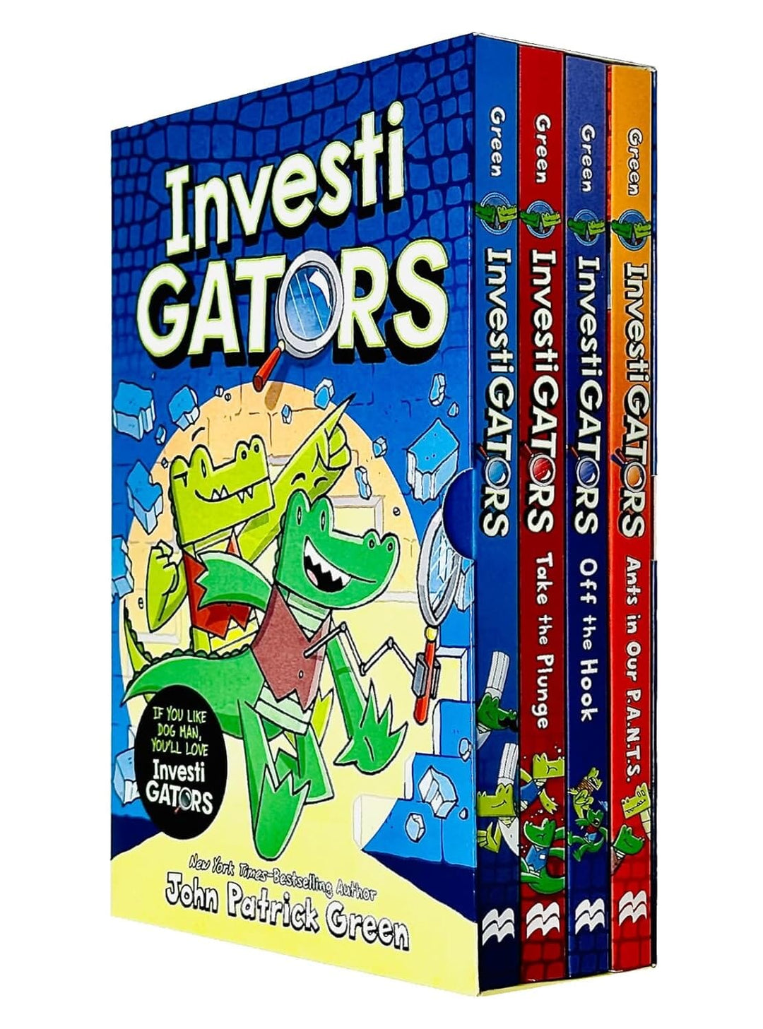 InvestiGators Series By John Patrick Green 4 Books Collection Box Set - Ages 7-9 - Paperback 7-9 Macmillan