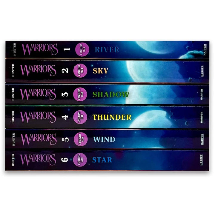 Warriors Cats: A Starless Clan Series by Erin Hunter 6 Books Collection Set - Ages 8-12 - Paperback