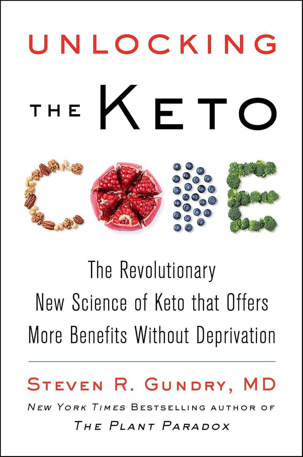 Unlocking the Keto Code: The Revolutionary New Science of Keto That Offers More Benefits Without Deprivation By Dr. Steven R Gundry MD - Non Fiction - Paperback Non-Fiction HarperCollin Publisher