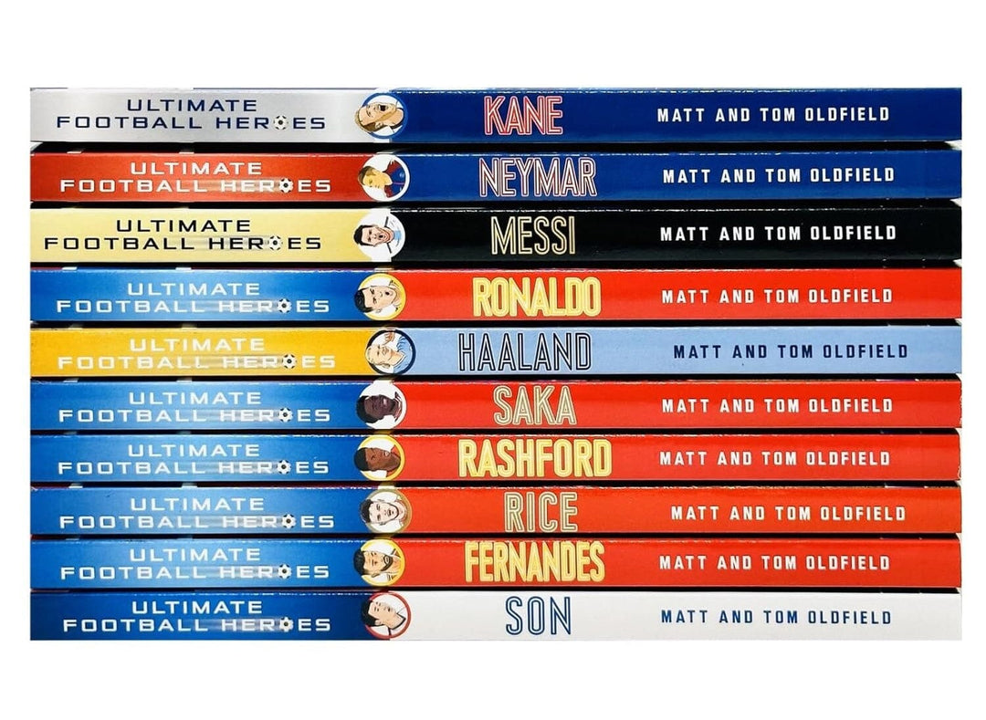 Ultimate Football Heroes Series 1 Collection 10 Books Set By Matt Oldfield, Tom Oldfield - Ages 7+ - Paperback