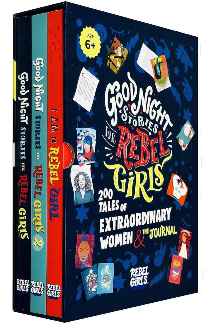 Good Night Stories for Rebel Girls Collection (2 Books & Journal): 3 Books Box Set - Ages 6+ - Paperback