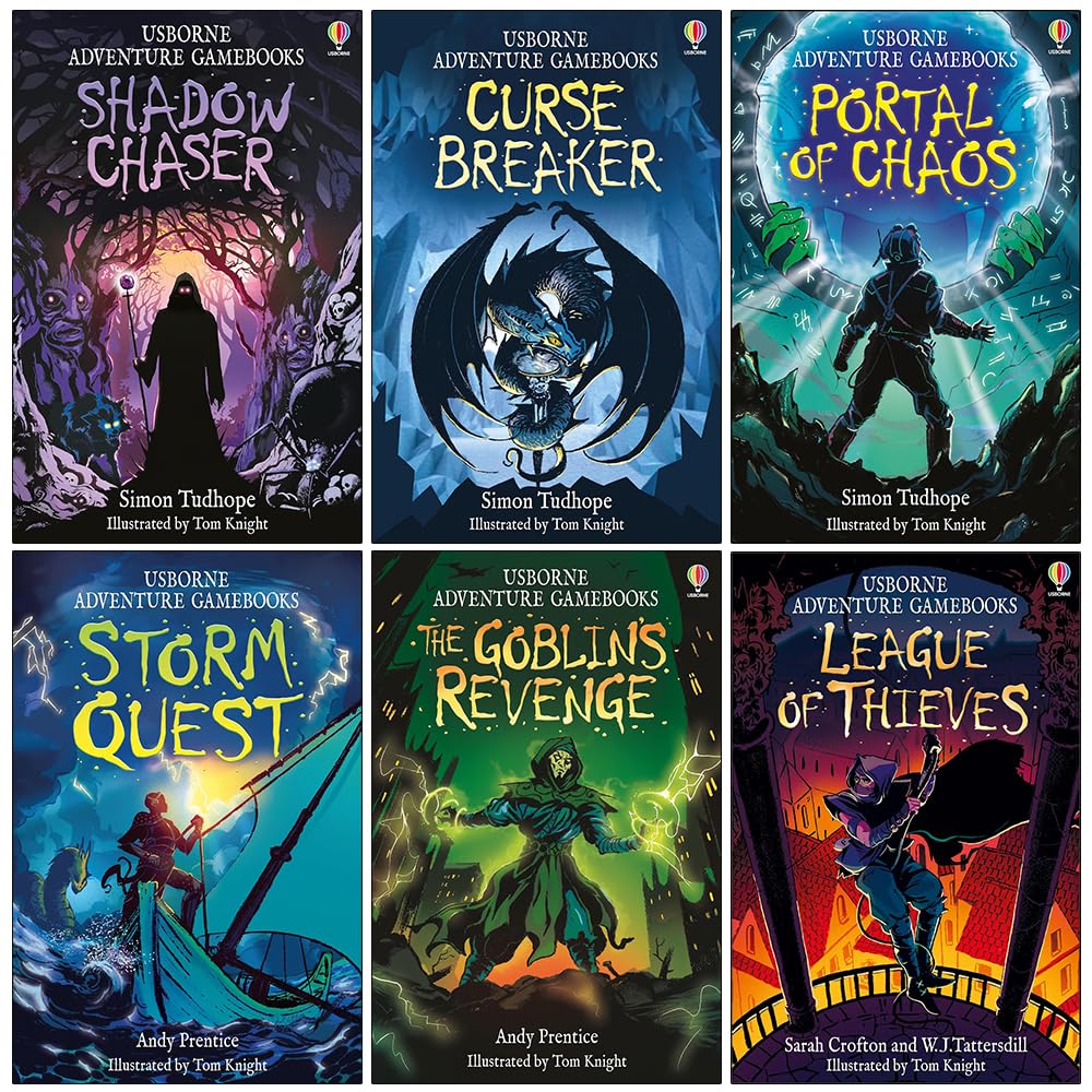 Adventure Gamebooks Series Illustrated 6 Books Collection Set - Ages 9+ - Paperback