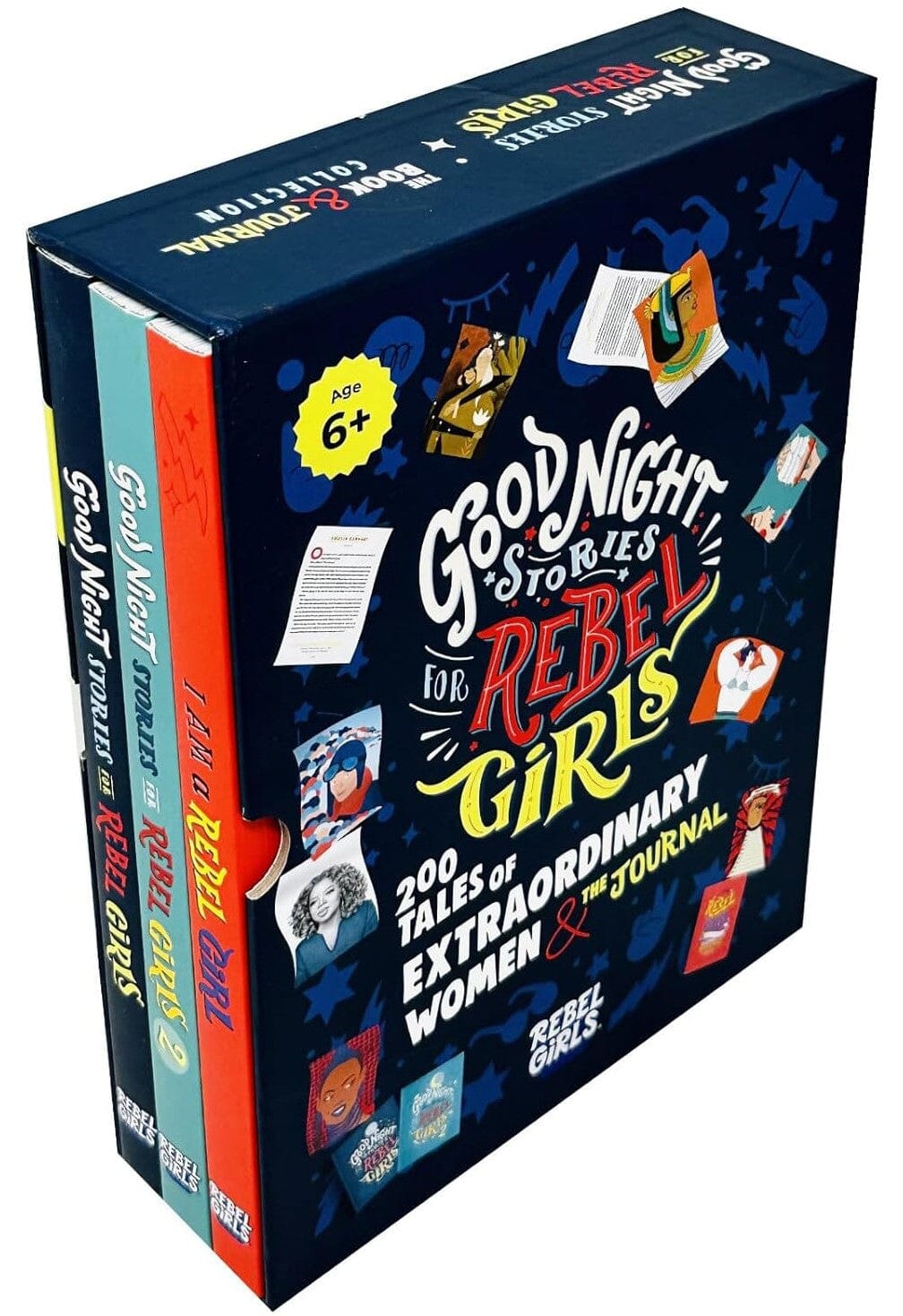 Good Night Stories for Rebel Girls Collection (2 Books & Journal): 3 Books Box Set - Ages 6+ - Paperback