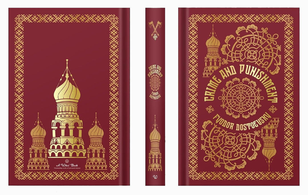 Crime And Punishment By Fyodor Dostoevsky - Fiction - Leather Bound Hardback