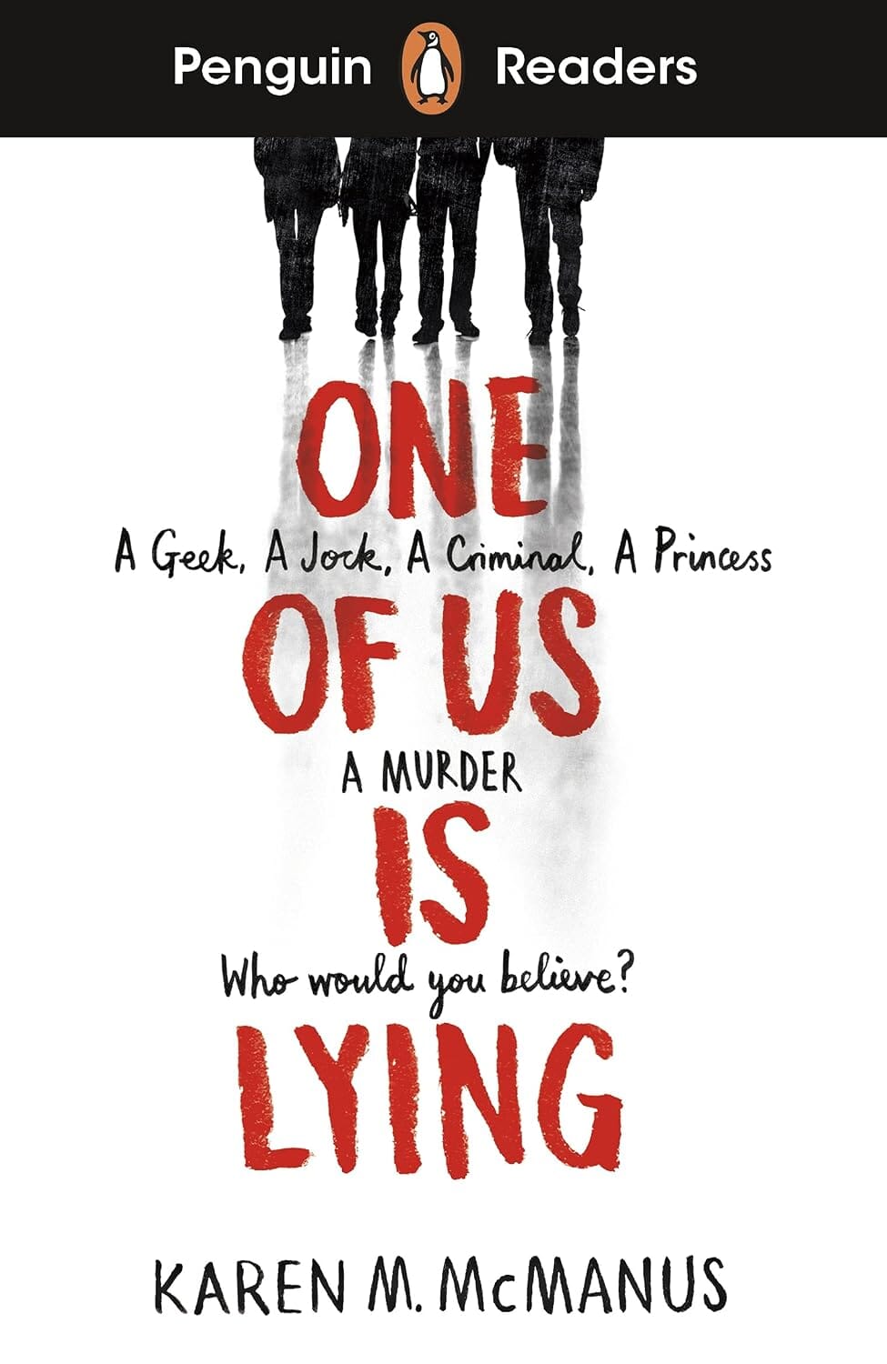 Penguin Readers Level 6: One Of Us Is Lying by Karen M. McManus (ELT Graded Reader) - Fiction - Paperback