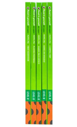 Peppa Pig Read It Yourself (Level 2) by Ladybird: 5 Books Collection Box Set - Ages 4+ - Hardback