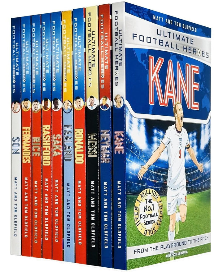 Ultimate Football Heroes Series 1 Collection 10 Books Set By Matt Oldfield, Tom Oldfield - Ages 7+ - Paperback