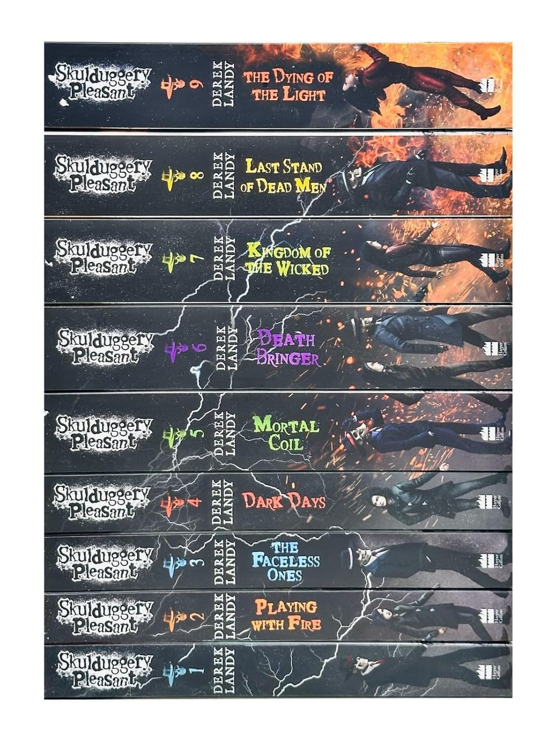 Skulduggery Pleasant by Derek Landy: Books 1-9 Set - Ages 11+ - Paperback