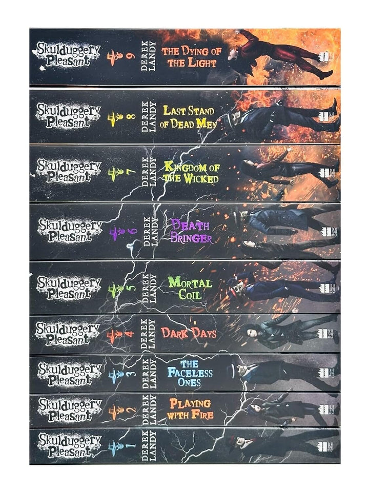 Skulduggery Pleasant by Derek Landy: Books 1-9 Set - Ages 11+ - Paperback