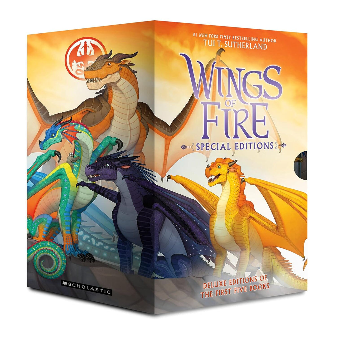Wings of Fire by Tui T. Sutherland 5 Books Special Edition Box Set - Ages 9-14 - Paperback (Sprayed Edges)