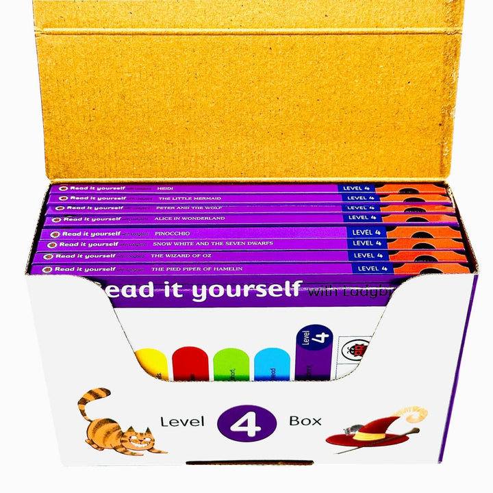 Ladybird Read it Yourself (Level 4) 8 Books Collection Box Set - Ages 4-7 - Hardback
