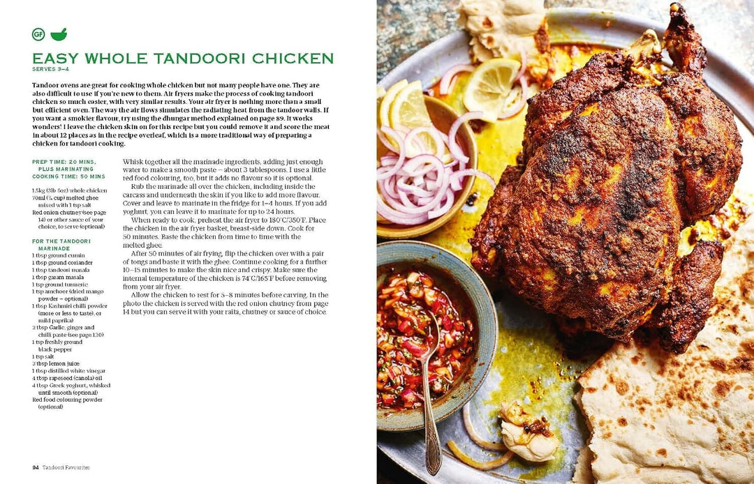 The Curry Guy Air Fryer: 50 Simple Curry Favourites by Dan Toombs - Non Fiction - Hardback