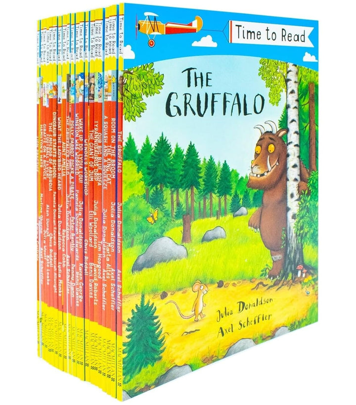 Time To Read Collection 20 Books Set By Julia Donaldson & Lydia Monks - Ages 3+ - Paperback 0-5 Pan Macmillan