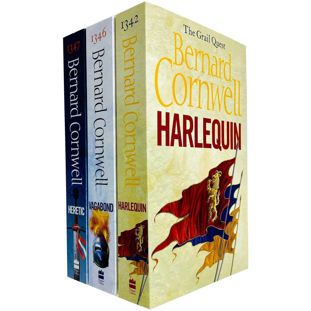 The Grail Quest Trilogy Series 3 Books Set by Bernard Cornwell - Paperback - Age Young Adult Young Adult Harper Collins