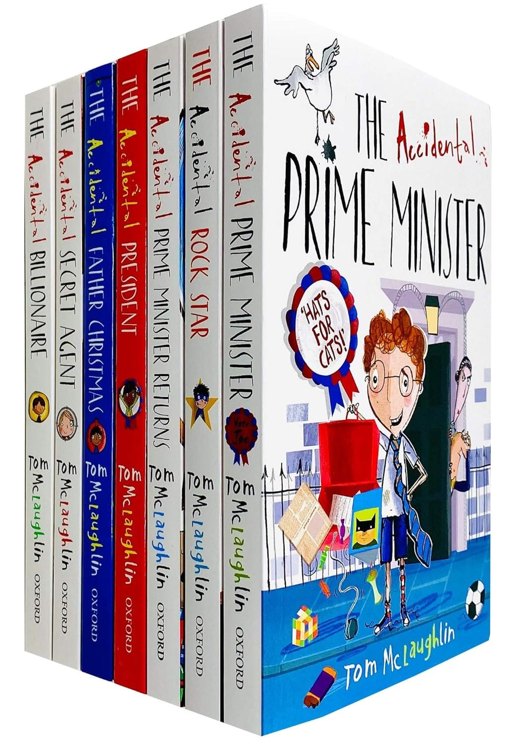 The Accidental Series 7 Books Collection Set by Tom McLaughlin - Ages 9-14 - Paperback 9-14 Oxford University Press