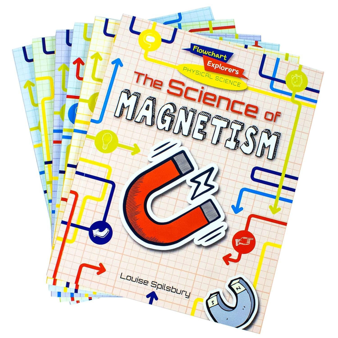 Flowchart Explorers Physical Science Series 6 Books Collection Set - Ages 9-11 - Paperback