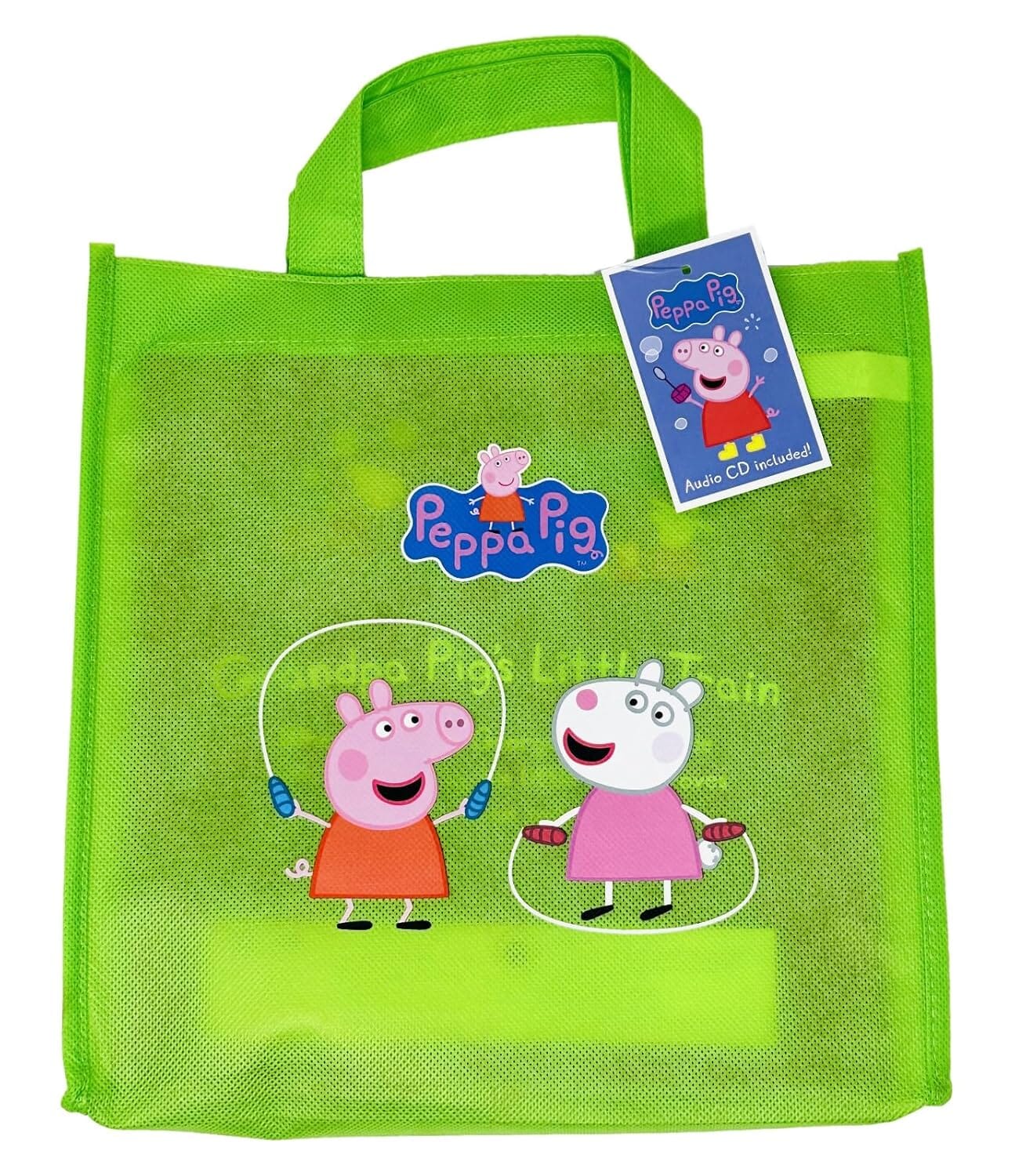 Peppa Pig Collection 10 Books Set in a Lime Bag with an Audio CD Age American Bookworm