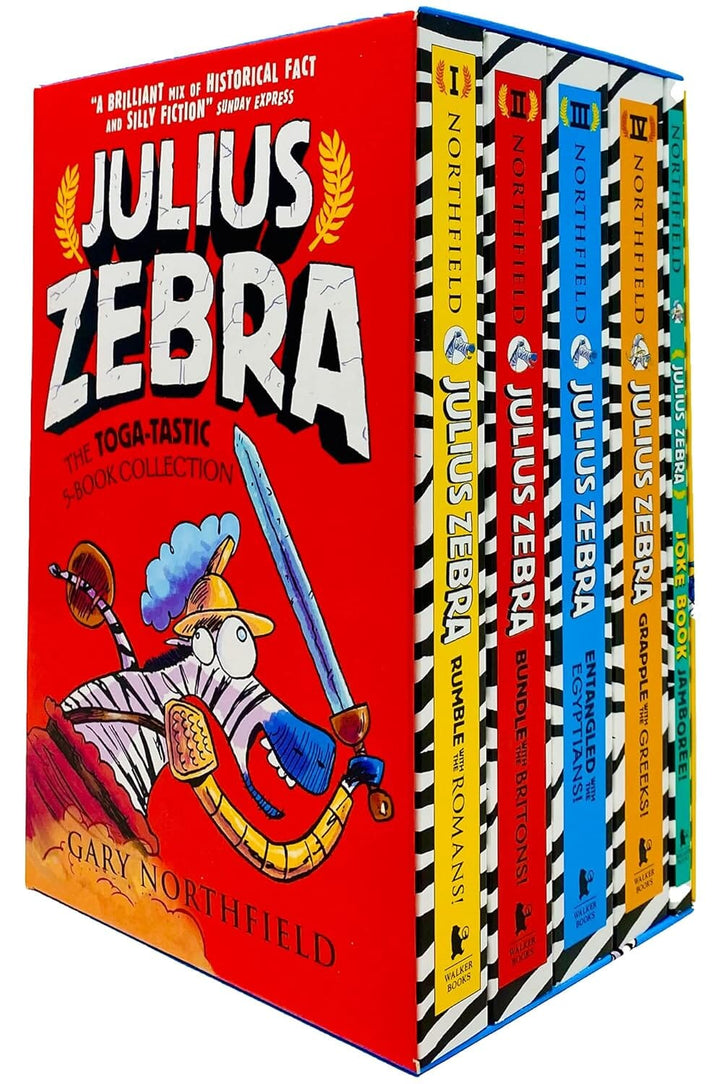 Julius Zebra Series By Gary Northfield 5 Books Collection Box Set - Ages 7-9 - Paperback 7-9 Walker Books Ltd