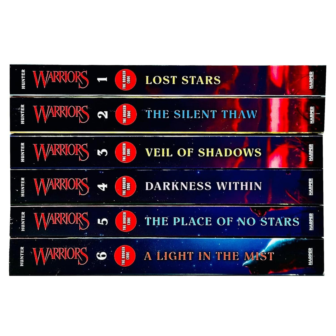 Warriors: The Broken Code Series (Volume 1-6) By Erin Hunter 6 Books Collection Set - Ages 8-12 - Paperback 9-14 HarperCollins Publishers