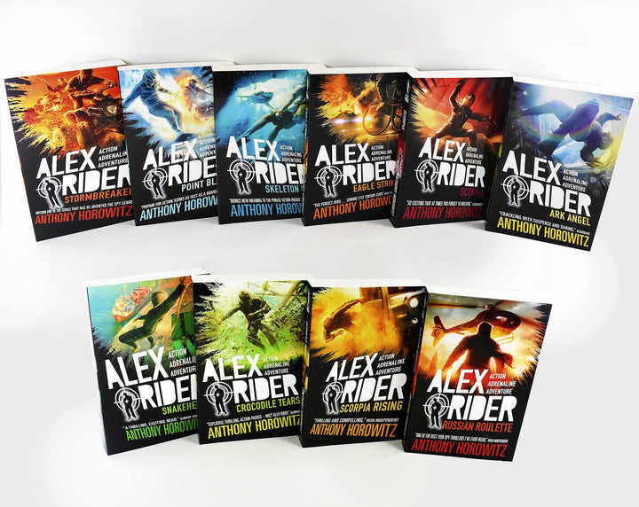 Alex Rider 10 Books Box Set Collection - Spy Fiction - Paperback - Anthony Horowitz 9-14 Walker Books