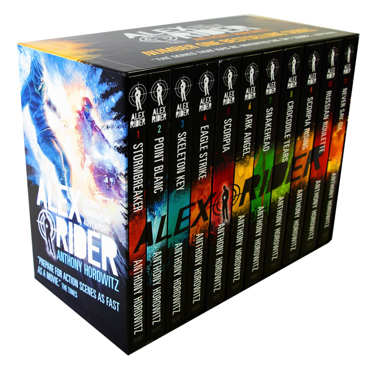 Alex Rider The Complete Missions 11 Books Box Set - Ages 9-14 - By Anthony Horowitz 9-14 Walker Books