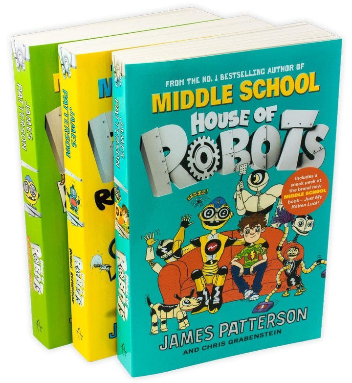 House of Robots Series 3 Books Collection - Ages 9-14 - Paperback - James Patterson 9-14 Young Arrow (Penguin Random House UK)