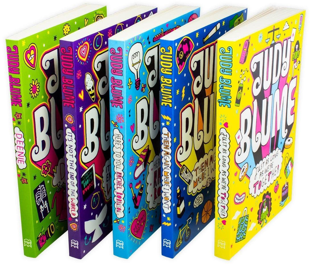 Judy Blume 5 Book Children Collection - Ages 9-14 - Paperback 9-14 Pan Macmillan