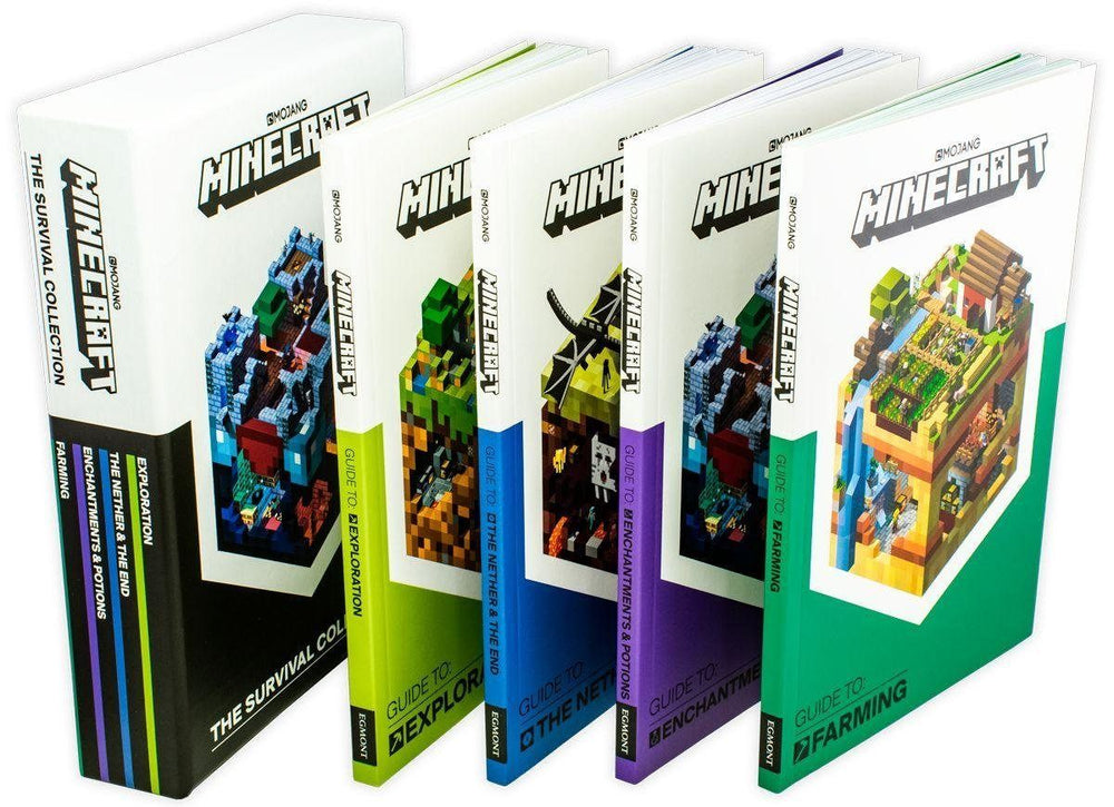 Minecraft The Survival Collection 4 Book Set - Ages 9-14 - Paperback - Alex Wiltshire 9-14 Egmont